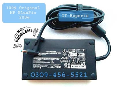 Hp Blue Pin Charger 200w 150w 90w 65w 45w 100 Original 4 5mm Slim Pin