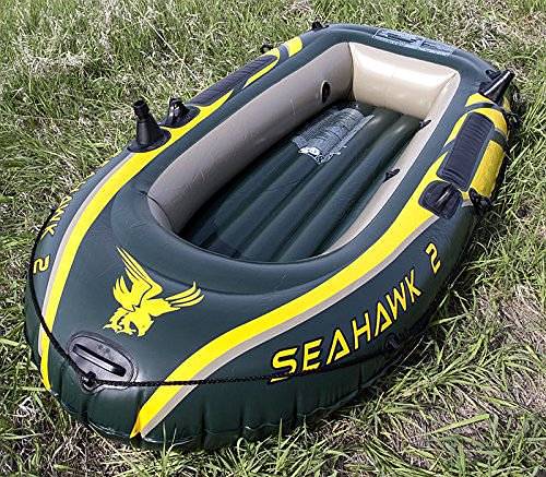 Seahawk 2 Inflatable 2 Person Floating Boat Raft Set 3 1