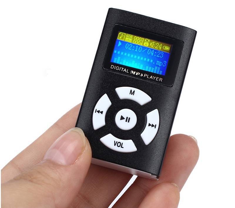 USB Mini MP3 Player LCD Screen Support 32GB Micro SD TF Card 4