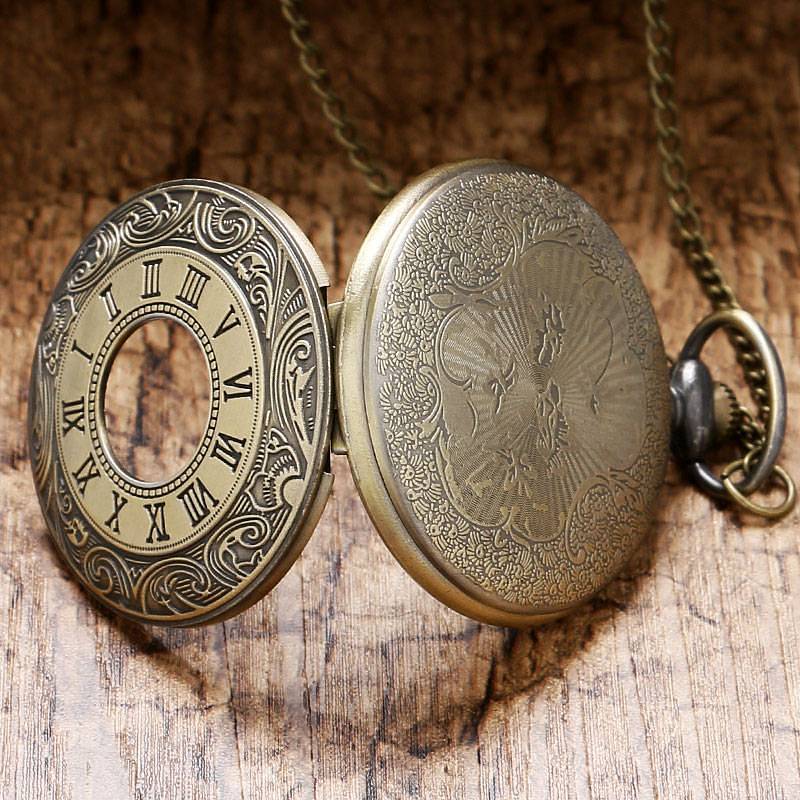 Antique Brand New Pocket Watches with Long Chain 5