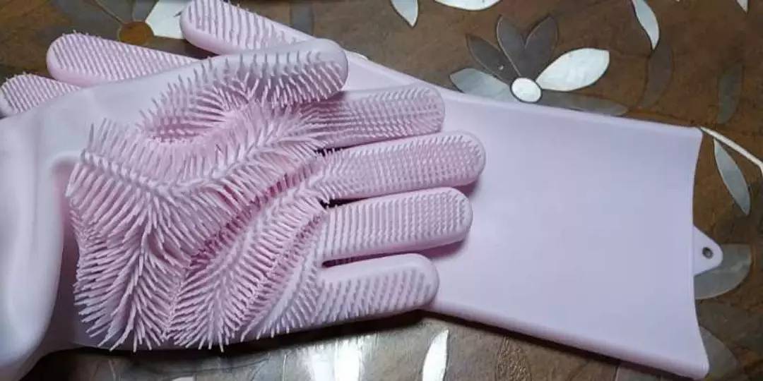 Magic Silicone Dish Washing Gloves (Bulk price) 1