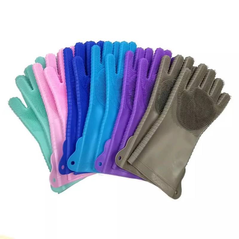 Magic Silicone Dish Washing Gloves (Bulk price) 2