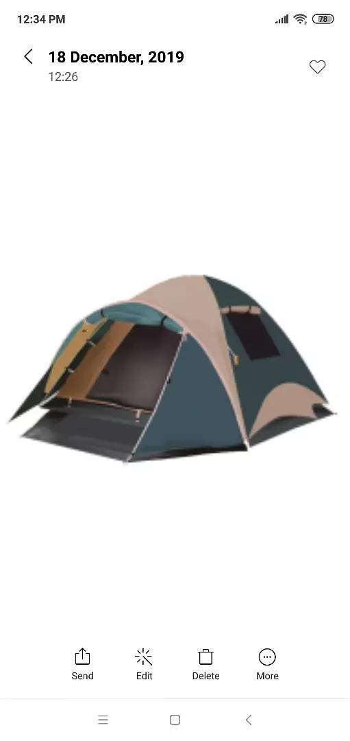 Travel top brand tent double layer 0