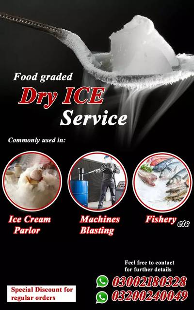 Dry ice for sale in Karachi