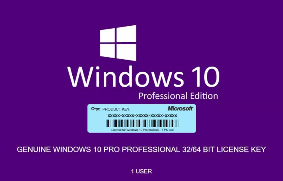 WINDOWS 10 PRO original license activation KEY 0