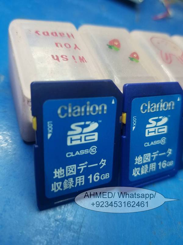Clarion NX612 NX613 NX614 NX615 NX616 NX617 NX618 Map data sd card - Spare  Parts - 1008278551