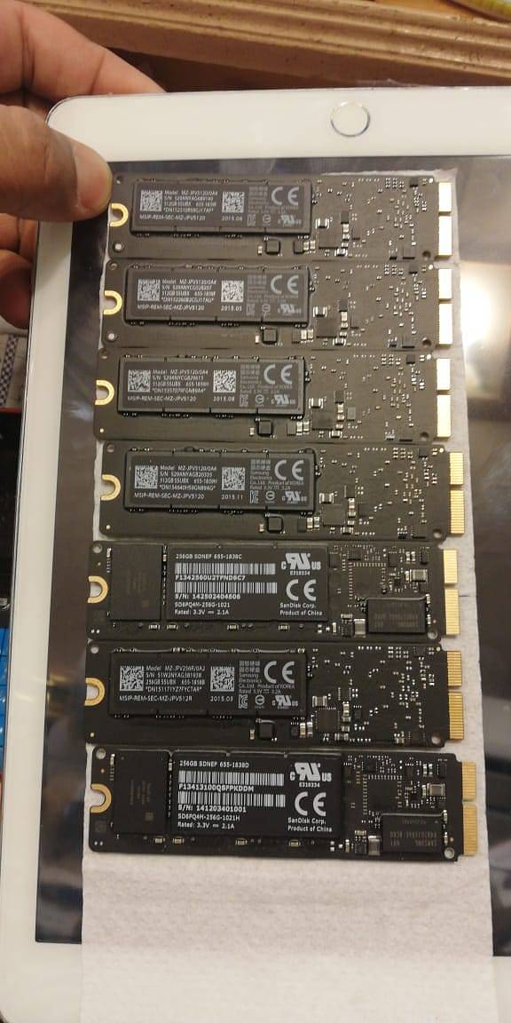 Macbook Pro & Air Flash Storage SSD 128GB, 256GB, 512GB & 1TB 0