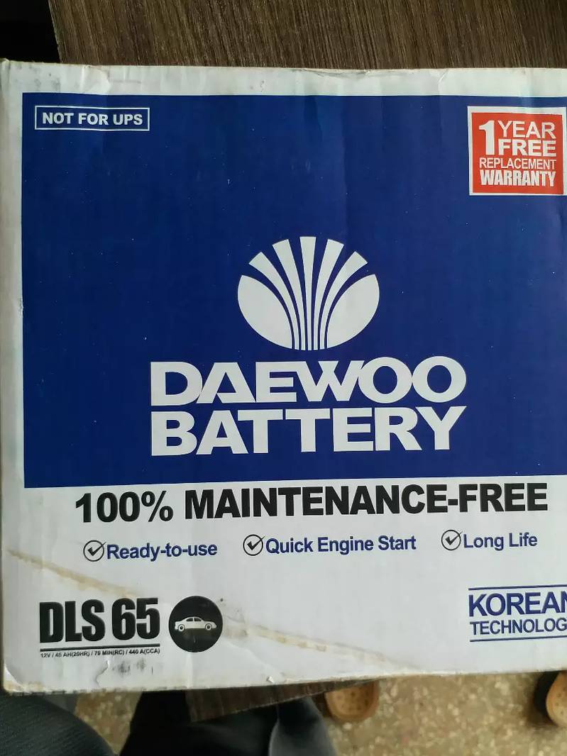 Daewoo DLS-65 new battery Free Home delivery nd free battery fitting 1