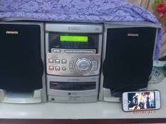 aiwa mini deck cd ,cassette & tuner & aux running condition