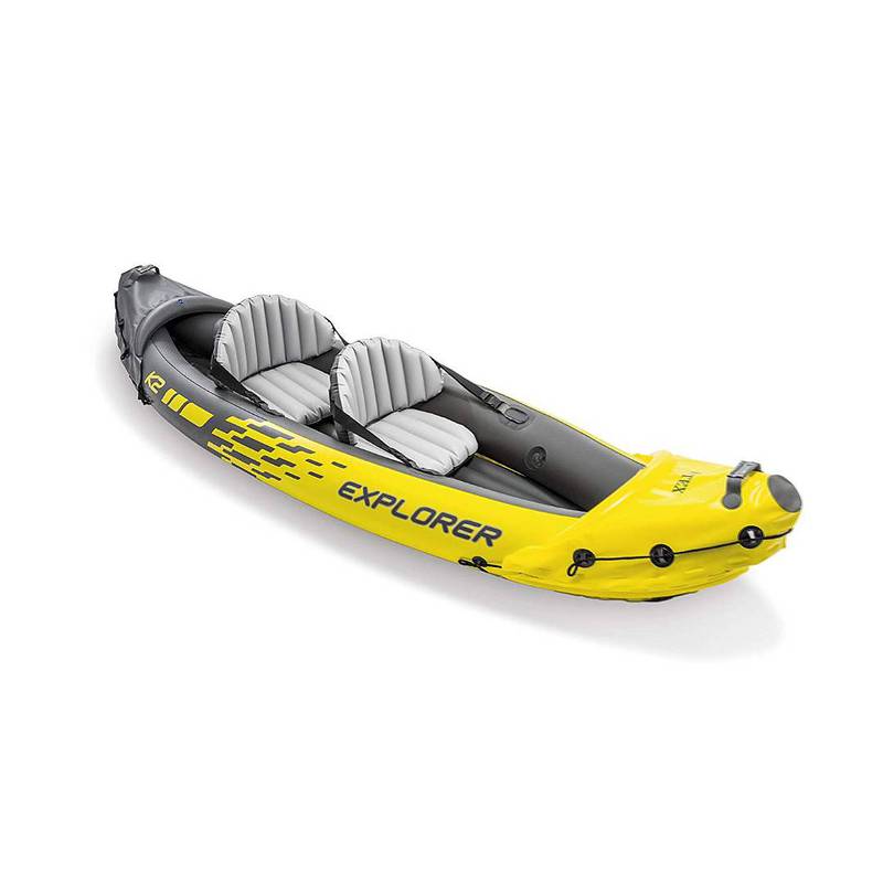Intex Explorer K2 Kayak, 2-Person Inflatable Kayak Set with Aluminum O 9