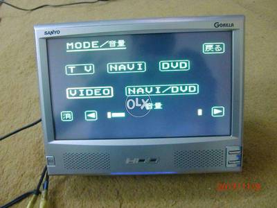 Sanyo gorilla made in japan Car portable touch screen