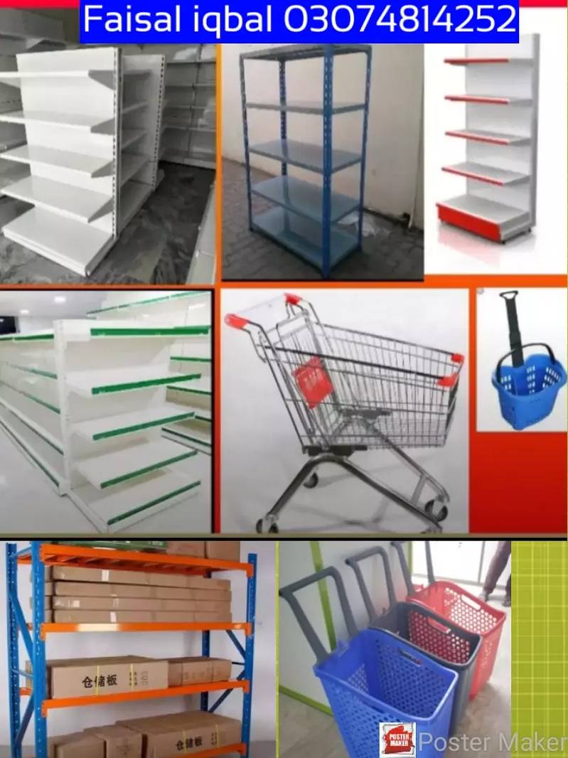 Display Racks, Store Rack/Cash Carry/Trolly/Super mart racks/pharmacy 0