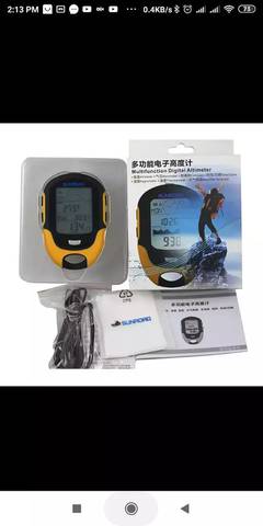 Altimeter. Outdoor Waterproofg Altimeter Portable LCD Digital Fishing 0