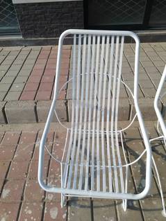 lawn iron chairs