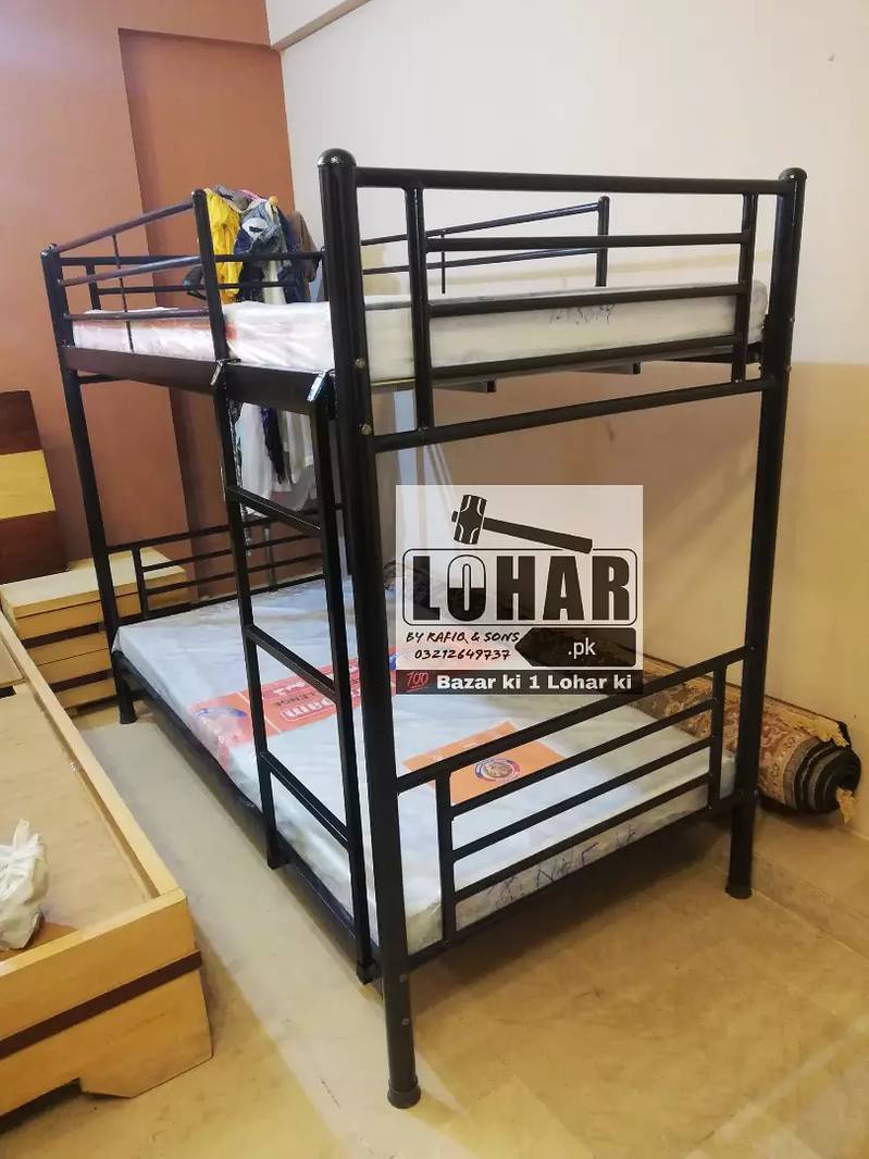 Iron Bunk Bed | Double dacker | 10 years warranty | COD all Pakistan 1