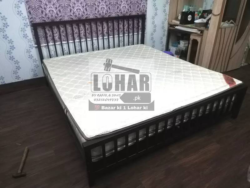 Iron Double Bed | King / Queen Size Bed (10 years warranty) 1