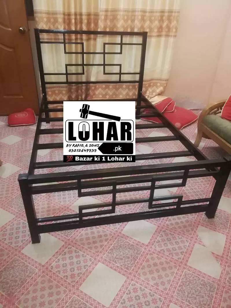 Iron Double Bed | King / Queen Size Bed (10 years warranty) 8