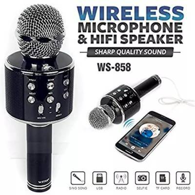 Wireless Microphone and Hifi Speaker Sharp Quality Song
