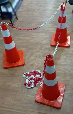 Brand New Rubber Parking Cones- Made in Taiwan