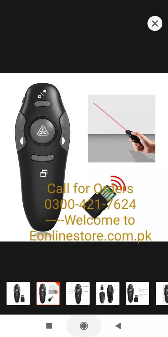 Laser Pointer Pen Powerpoints PPT USB Wireless Presenter P 0