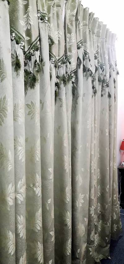 Good Condition Fresh Green Curtains