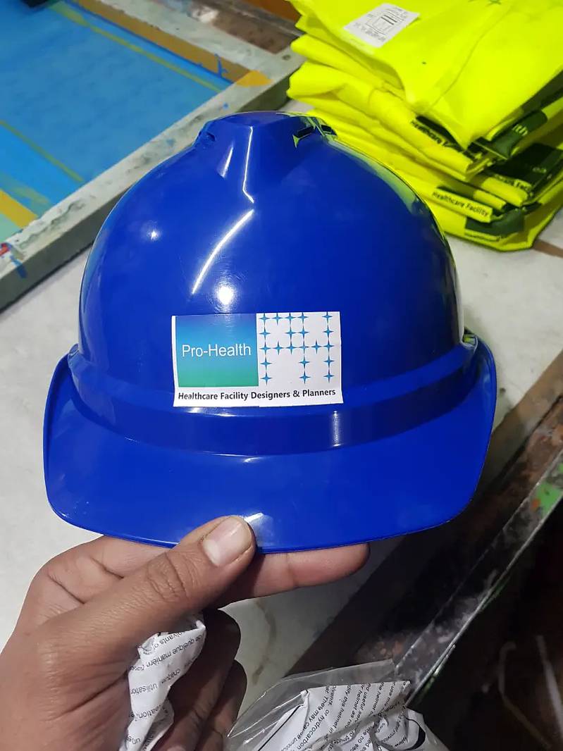 Safety Halmet Plastic Cap Safety Wear Hat Cap Industrial Wear Topi 2