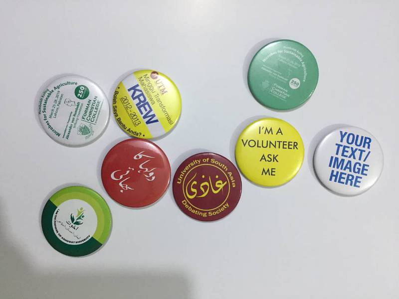 Round Badge, Badge with Custom Printing - Lahore 2