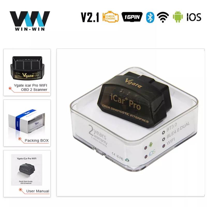 Vgate iCar Pro Bluetooth 4.0 ELM327 bt OBD2 Scanner ELM 327 V2.1 0