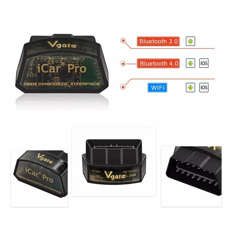 Vgate iCar Pro Bluetooth 4.0 ELM327 bt OBD2 Scanner ELM 327 V2.1 3