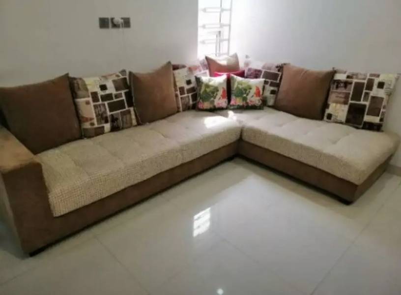 Most comfortable style L shape sofa set only 27999 5