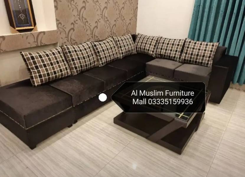 Most comfortable style L shape sofa set only 27999 6