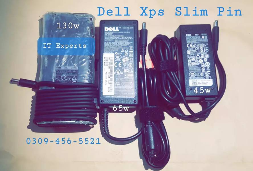 ALL LAPTOP CHARGER AVAILABLE  DELL 130w SLIM PIN 4.5 mm Xps 65w 45w 1