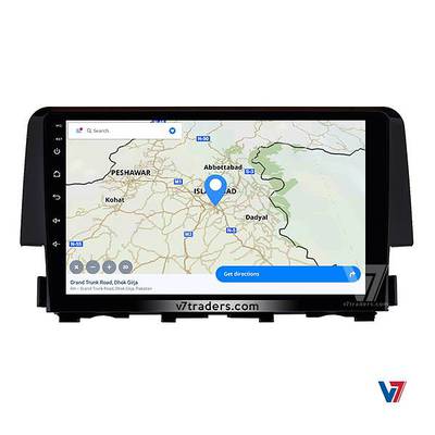 V7 Honda Civic 2017-21 GPS Navigation android LCD LED Car player 5