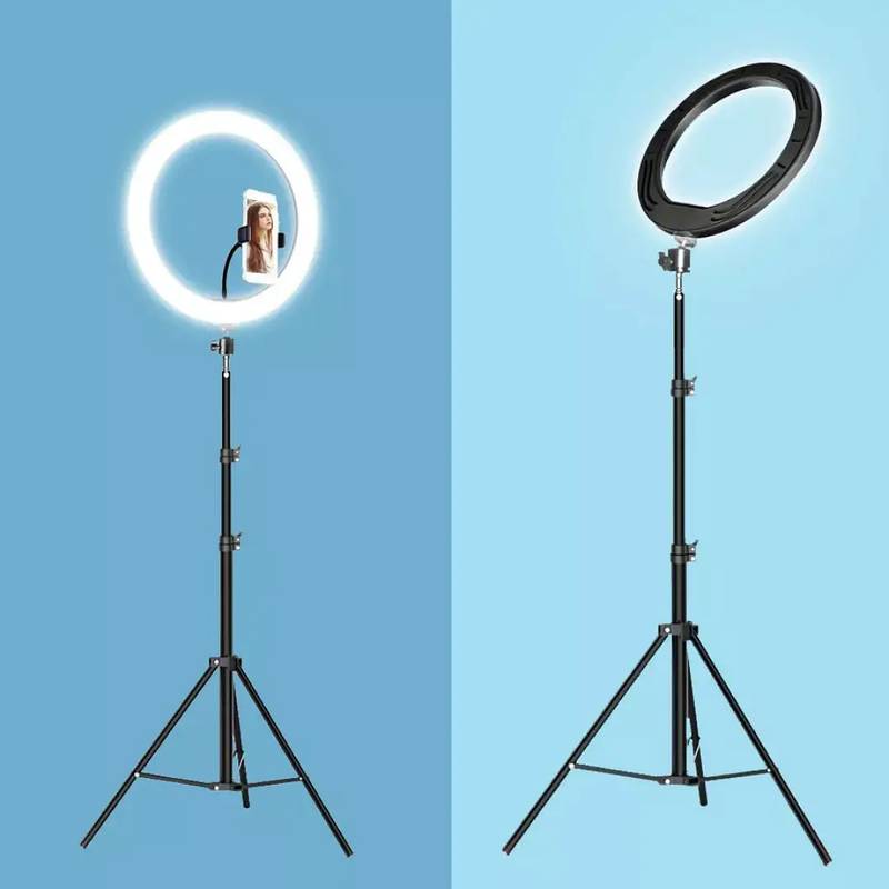 Bluetooth Remote 26 CM Ring Light With 8 Feet tripod stand 0