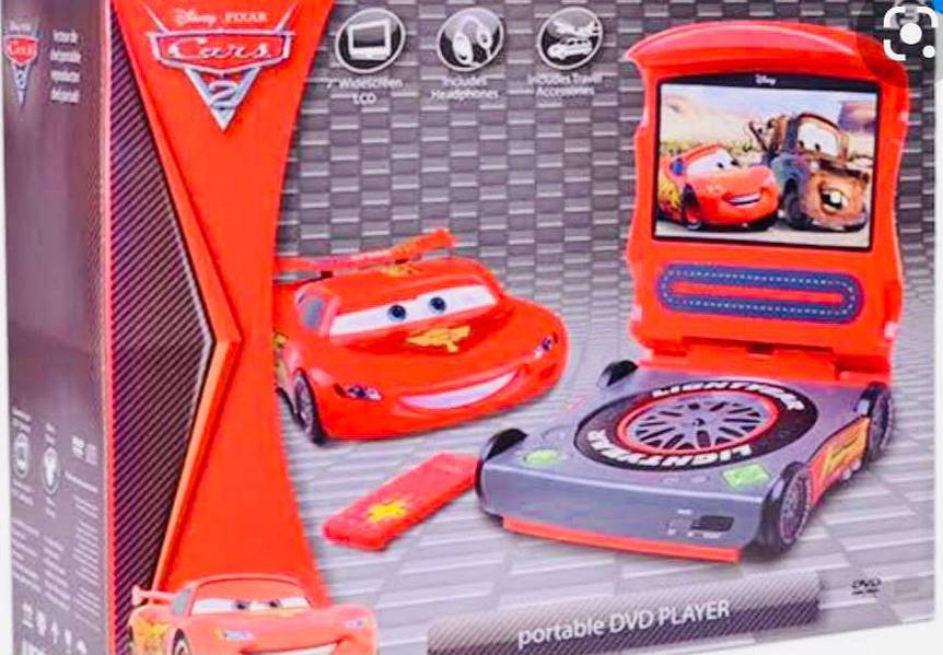 McQueen cars 3 Dvd Portable player Disney Imported 2