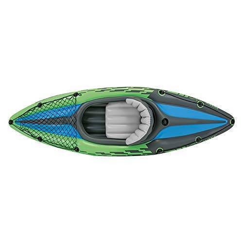 Intex Challenger K1 Kayak, 1-Person Inflatable Kayak Set with Aluminum 0