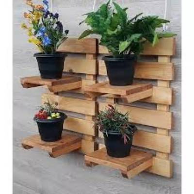 Wall pots for flowers and basket 5