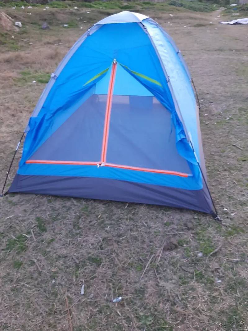 Parachute camping tent, camping chair, other camping gear 5