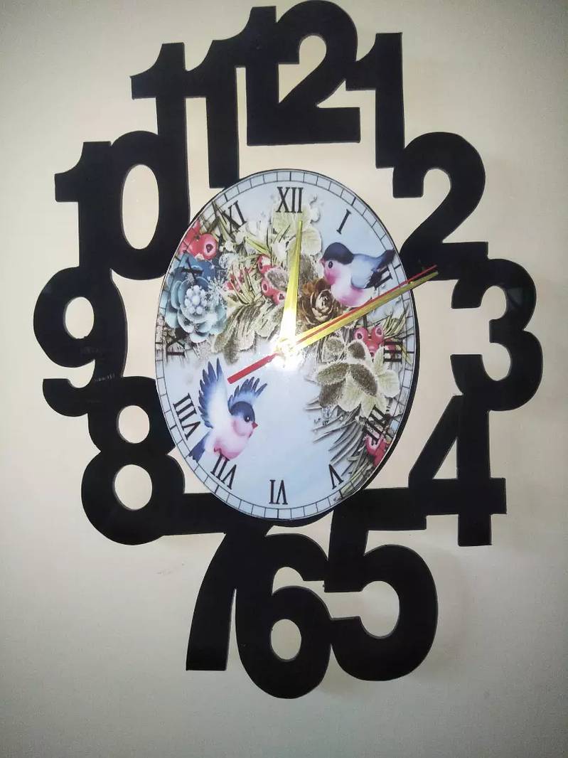 Wall clock customize with ur own photos dail 1