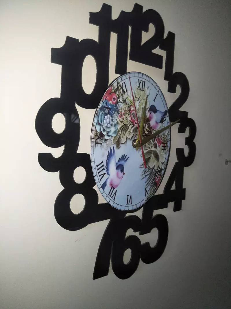 Wall clock customize with ur own photos dail 2