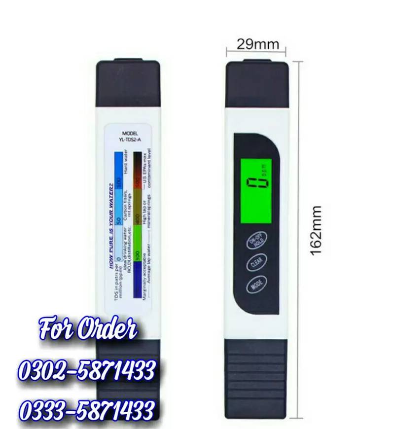 3 IN 1 TDS & EC METER TDS METER FOR WATER PURITY WITH LEATHER BAG 3