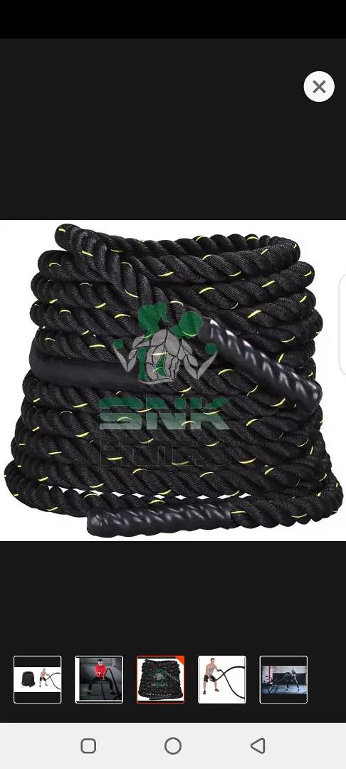 Battle Rope Fitness Muscle Strength 0