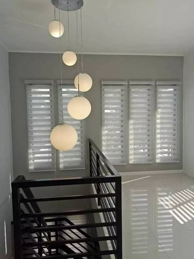 Window blinds sunscreen blackout semidarkout wooden zebra roller blind 3