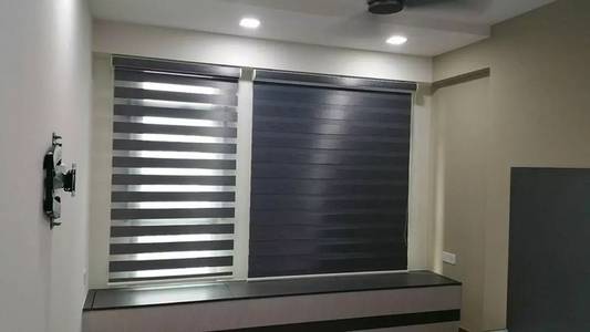 Window blinds sunscreen blackout semidarkout wooden zebra roller blind 5