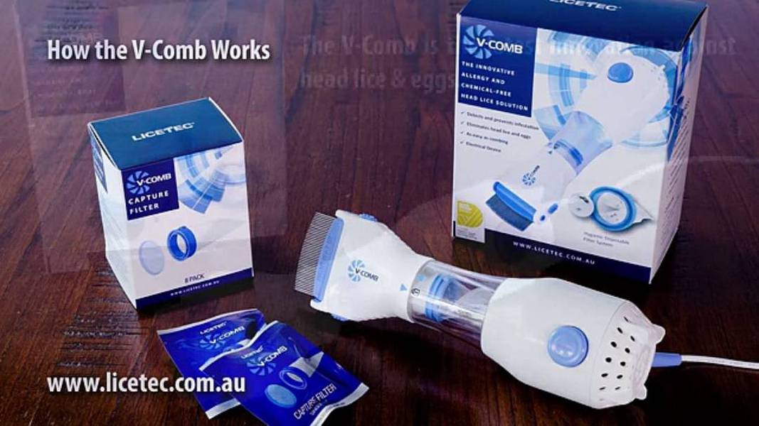 V-Comb - Eliminate Head Lice And Eggs (The Anti-Lice Machine) 0