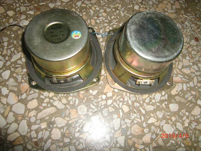 Alco speaker 120 watts 2pcs heavy magnet 1