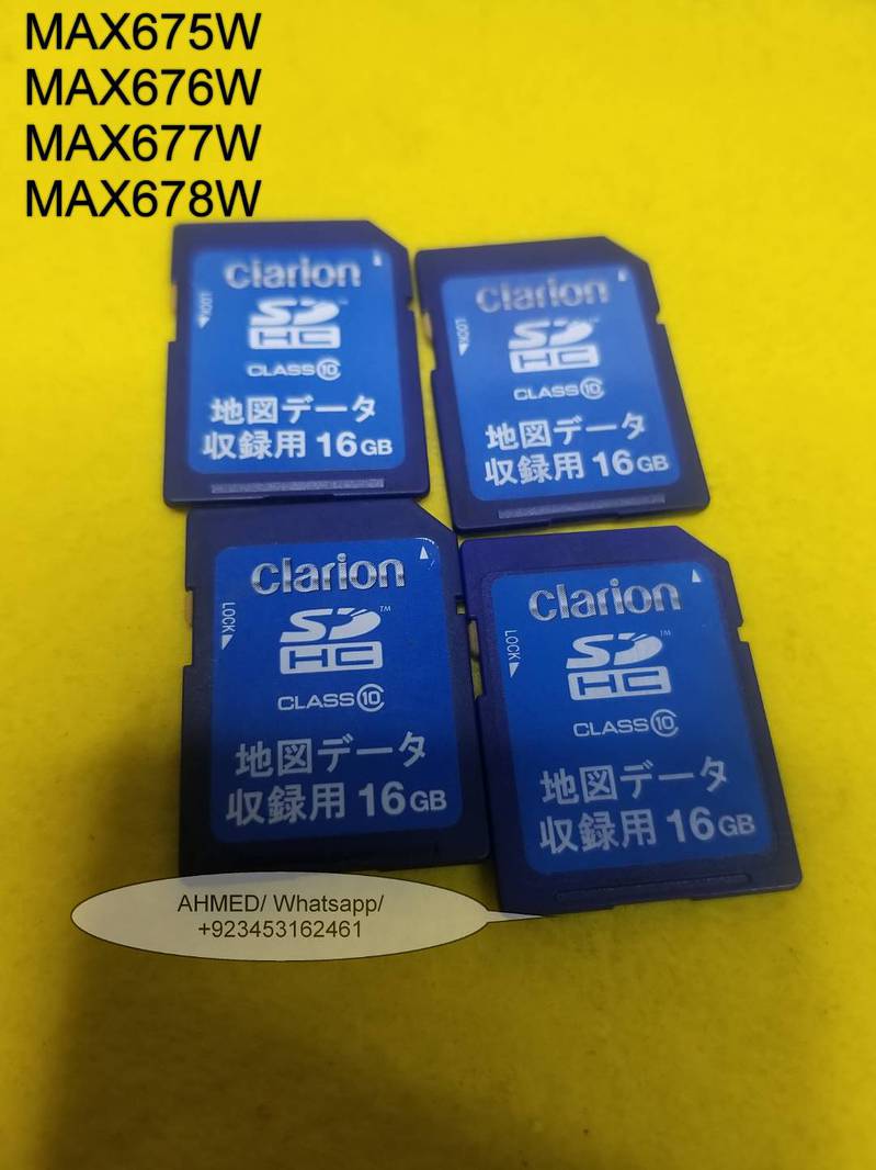Clarion MAX775W MAX776W MAX777W   MAX778W   Map data sd card  orignal 3