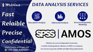 Data Analysis | SPSS | AMOS | Excel | SmartPLS