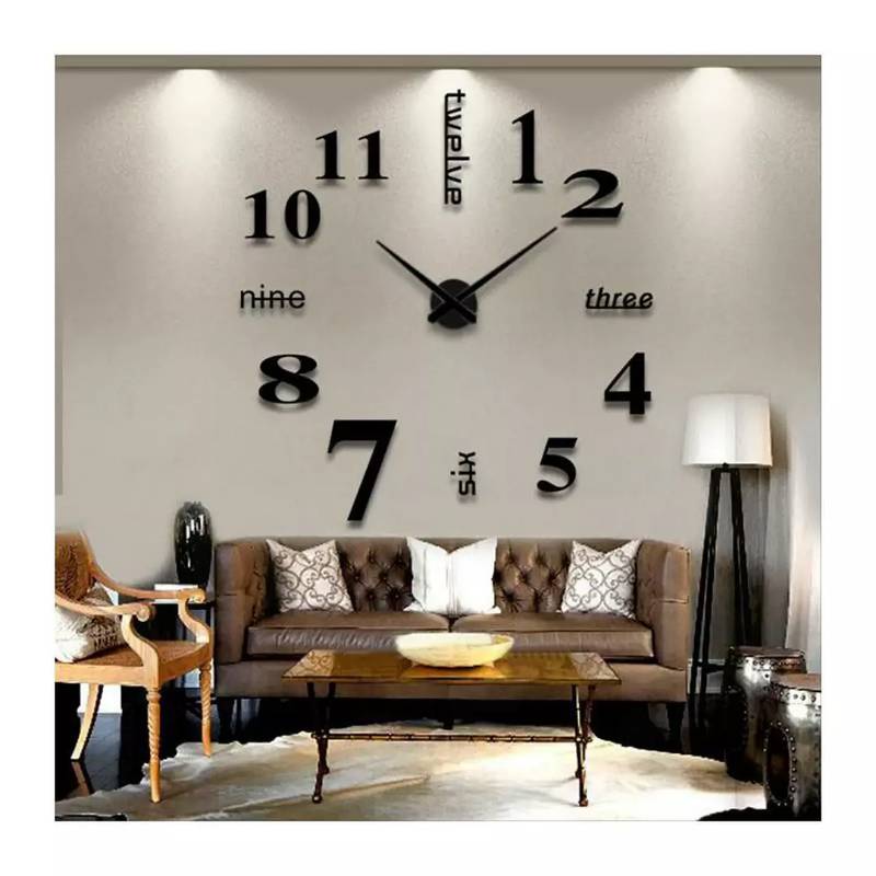 Acrylic DIY Mirror Wall Clock Quartz Clocks For Bedrooms Home

In Pak 0