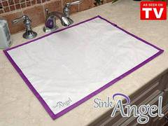 Sink Angel Stick-On Bathroom Sink Mat